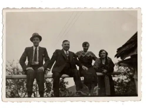 Foto 1930er Schweidnitz Schlesien (heute Świdnica, Polen) Gruppe