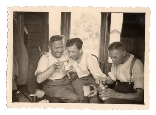 Foto 2.WK Männer im Zug  – Transport Gera – Bad Ems - 2. Weltkrieg WW2