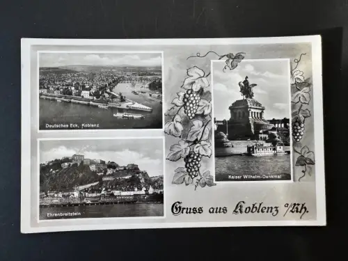 AK Foto – Gruss aus Koblenz a/Rh. – gelaufen Mieste Altmark - (B1 161)