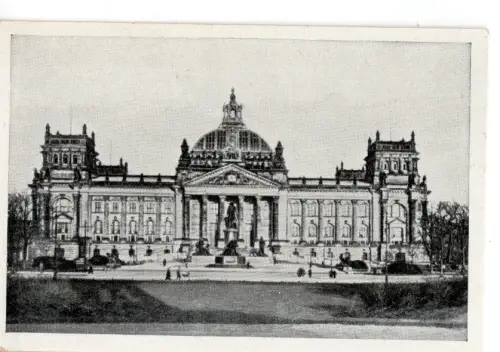 Foto Trumpf Sammelkarte Reichstag Berlin – Parlamentsgebäude 1930er Jahre Photo