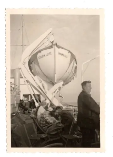 Foto MS Königin Luise – Passagierschiff Hamburg, Agfa-Lupex - Dampfer, Schiff