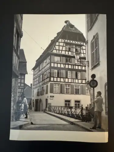 Original Foto Alt Straßburg – Brücke über die Ill – ca. 1950er/60er - Frankreich