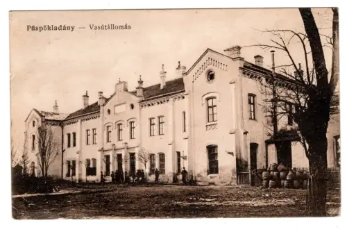 AK Püspökladány Vasútállomás Ungarn 1915 – Bahnhof, Budapest - B1 101