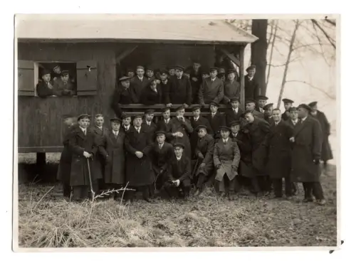 Fotografie Studenten Verbindungsheim Burschenschaft 1930er (F1 051)