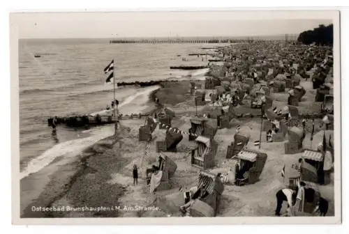 Foto AK Ostseebad Brunshaupten i. M., Zugstempel Doberan / 704  (B2248)