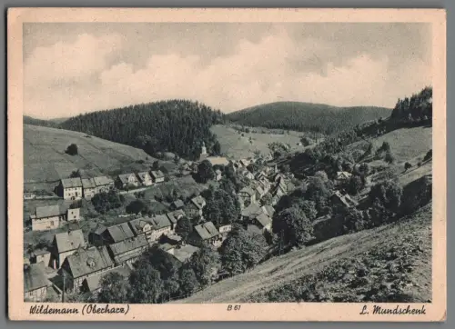 AK Wildemann Oberharz 1944 gelaufen nach Hannover Harz (K2044)