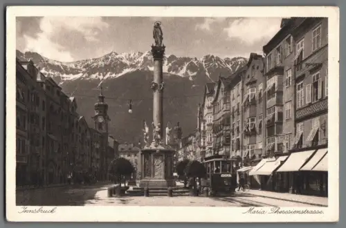  AK Innsbruck – Maria-Theresien-Straße, ca. 1930–1940 (K1095)