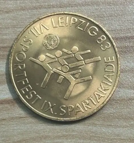 VII.Sportfest IX.Spartakiade Leipzig DDR Medaille 1983