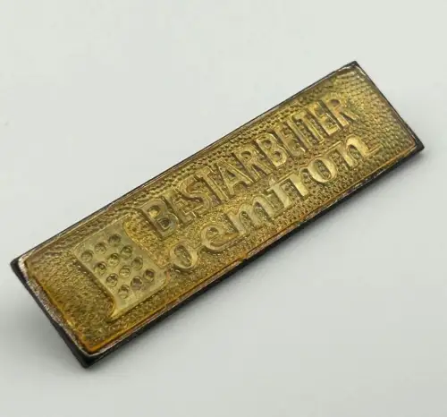 DDR Abzeichen Bestarbeiter Soemtron VEB Büromaschinenwerk Sömmerda