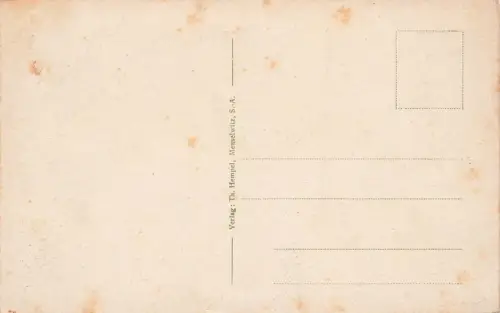 AK Rositz Stadtansicht Kirche Häuser Thüringen ungelaufen Postkarte