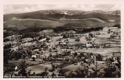 AK Hain Przesieka Totalansicht Schlesien Riesengebirge ungelaufen Postkarte