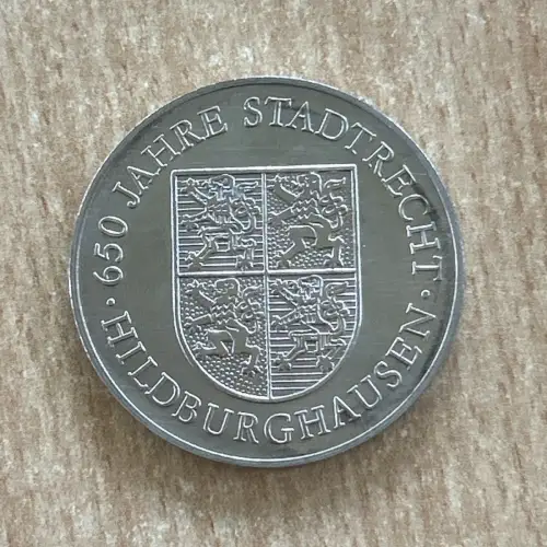 DDR Meda​ille 650 Jahre Stadtrecht - Hildburghauen 1974 ca.40mm