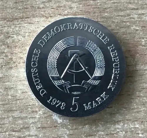 DDR 5 Mark 1978 Friedrich Gottlieb Klopstock