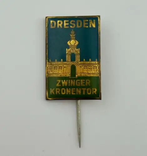 DDR Anstecknadel Dresden Zwinger Kronentor