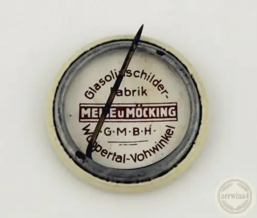 Abzeichen Hamburg-Amerika Linie HAPAG Glasolin Schilderfabrik Vohwinkel