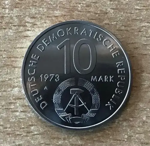 DDR 10 Mark Weltfestspiele 1973 Stempelglanz