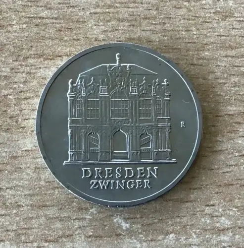 DDR 5 Mark 1985 Dresden Zwinger, Gedenkmünze