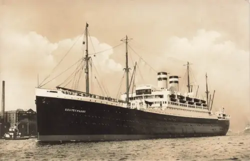 AK Schiff Deutschland Hamburg-Amerika Linie ungelaufen Postkarte