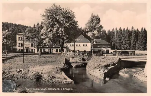 Hotel Täumerhaus Erlabrunn Erzgebirge Sachsen Postkarte