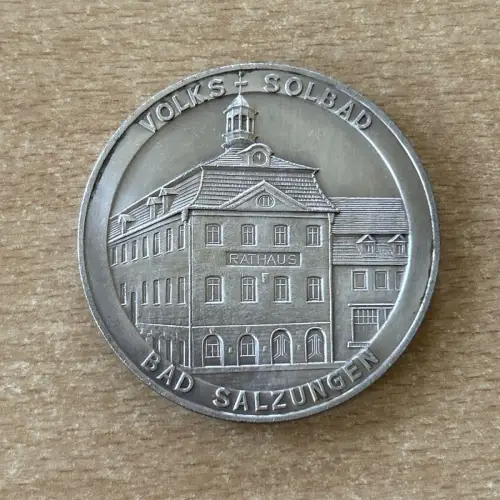 DDR Medaille Bad Salzungen Thüringen Volks-Solbad 1200-Jahr-Feier 1975