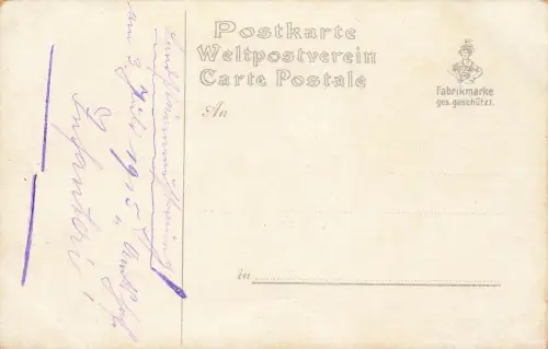 AK 1.WK Musterung Kavallerie Soldaten ungelaufen Patriotika Postkarte