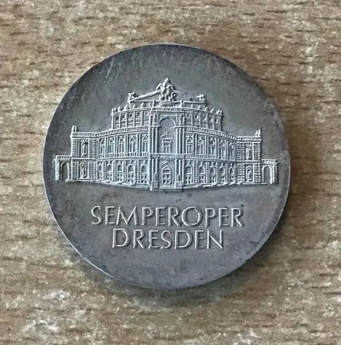 DDR 10 Mark 1985 Semperoper Dresden Silber