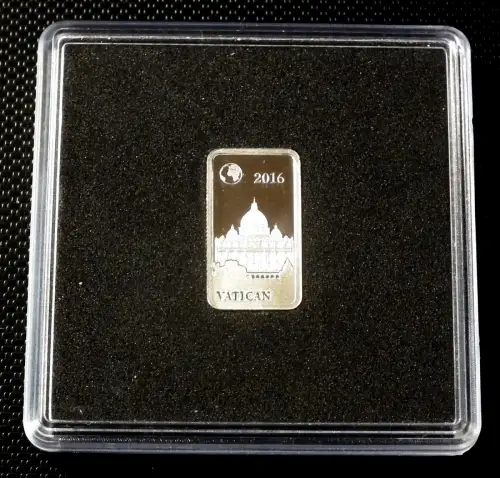 Salomon Islands 1/2 Dollar Vatikan Petersdom 2016 Silber PP BARRENMÜNZE