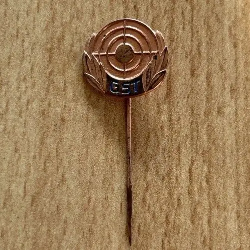 DDR GST Leistungsabzeichen für Sportschützen Bronze