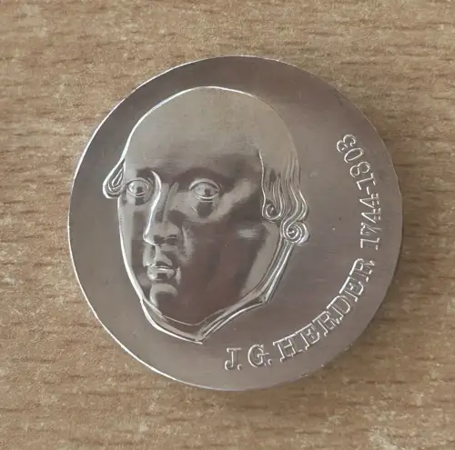 DDR 20 Mark 1978 Johann Gottfried Herder Silber Gedenkmünze