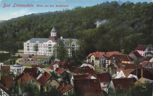 AK Bad Liebenstein Kaiserhof Thüringen Wartburgkreis ungelaufen Postkarte