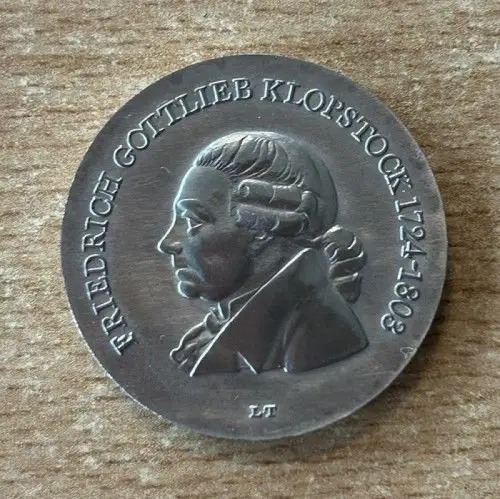 DDR Münze 5 Mark 1978 Friedrich Gottlieb Klopstock