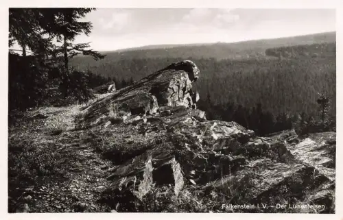 AK Falkenstein Luisenfelsen Sachsen Vogtland ungelaufen Postkarte