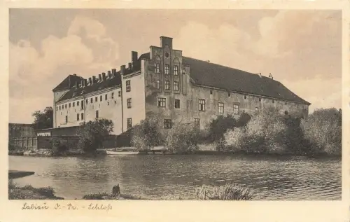 AK Labiau Polessk Schloss Ostpreussen 1938 ungelaufen Postkarte