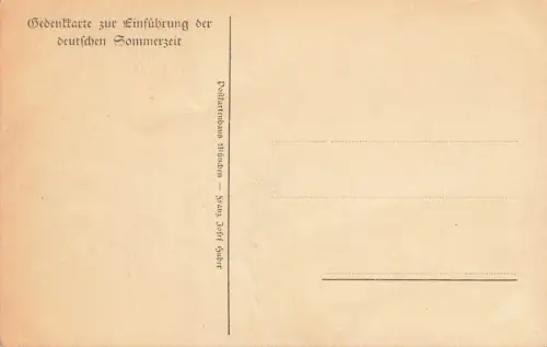 AK 1.WK Erinnerung Nacht 30. April zum 1. Mai 1916 Münchener Kindel Patriotika