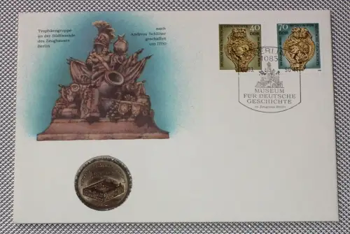 Numisbrief DDR Zeughaus 5 Mark 1990