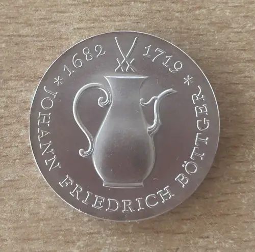 10 Mark Johann Friedrich Böttger 1969 DDR Silber Münze