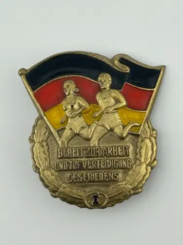 DDR Sportabzeichen, Bereit zur Arbeit und zur Verteidigung des Friedens Stufe I