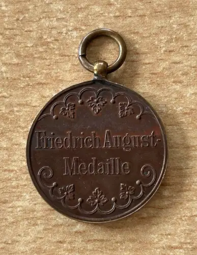 Friedrich August Medaille Bronze 1.wk Orden