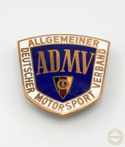 DDR ADMV Allgemeiner Deutscher Motorsport Verband Plakette