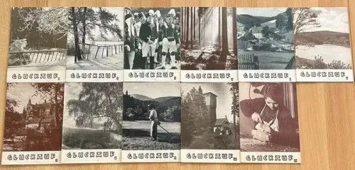 11x Glückauf - Kultur und Heimatblätter des Kreises Aue/SA. - 1957