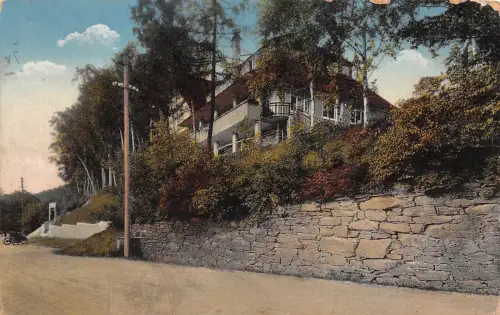 Kurhaus Finkenburg Zschopau Luftkurort Sommerfrische Postkarte AK 1913