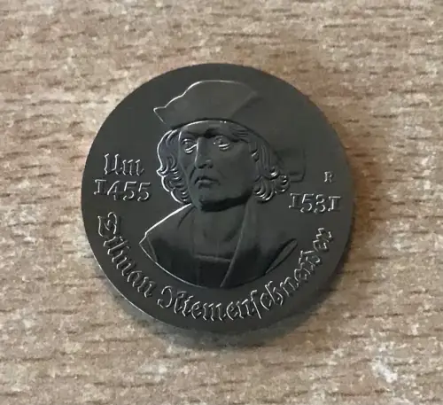 DDR 5 Mark 1981 Tilman Riemenschneider Gedenkmünze
