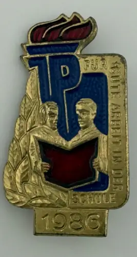 JP Junge Pioniere 1986 - Für gute Arbeit in der Schule - DDR Abzeichen/ Orden
