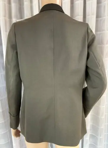 DDR NVA Uniformjacke Offizier Mot-Schützen Gr. g48 1970 schwarzer Kragen