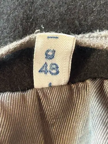 DDR NVA Uniformjacke Offizier Mot-Schützen Gr. g48 1970 schwarzer Kragen