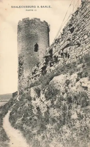 AK Naumburg Saalecksburg Partie III. Saale Sachsen-Anhalt 1911 Postkarte
