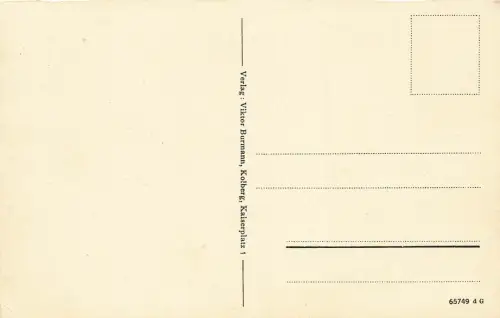 AK Kolberg Kołobrzeg Ostseebad Strand Pommern ungelaufen Postkarte