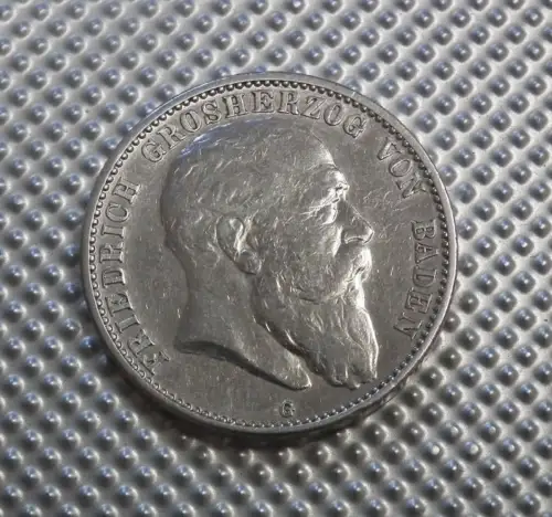 Deutsches Reich 2 Mark 1904 Friedrich Grosherzog von Baden G Silber