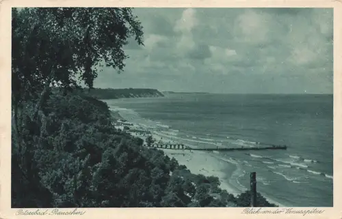 AK Ostseebad Rauschen Swetlogorsk Strand Ostpreussen 1928 gelaufen Postkarte