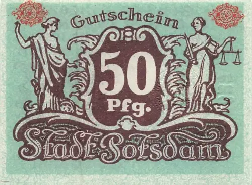 50 Pfennig Notgeld POTSDAM Stadt